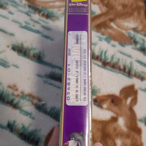 L'Édition limité En VHS Le Livre De La Jungle En Français Et Les Aristochats Usé - Picture 2 of 10
